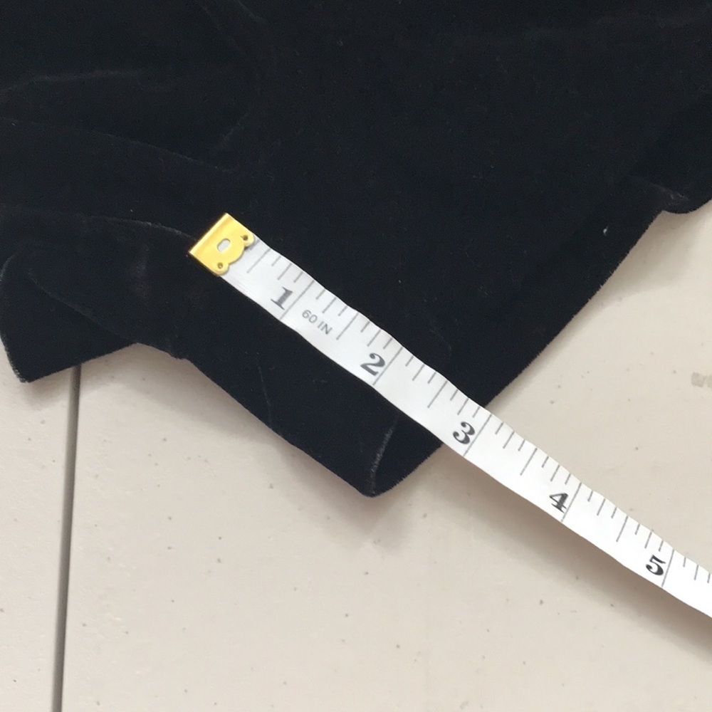 Cupcakes and cashmere velvet velour high waist shorts black size 10 - Picture 9 of 11